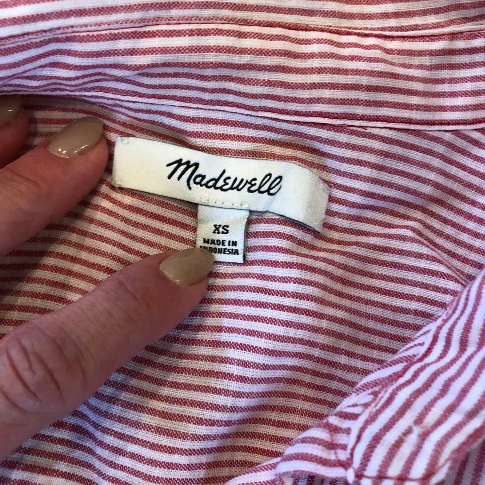 Madewell Striped Button Down - image 2